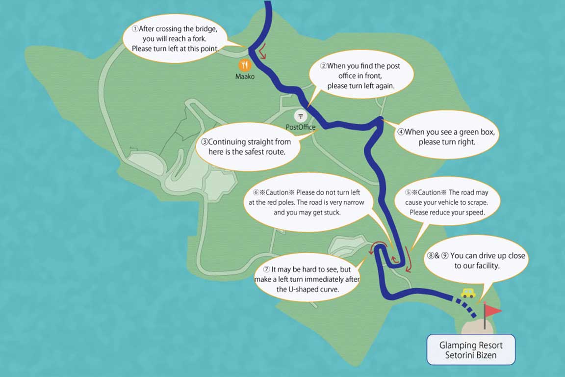 Overview MAP of the Island